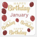 Search for january birthday stickers Born in january