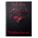 Search for gothic wedding notebooks For her