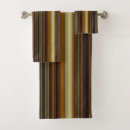Search for brown and green bath towels Striped