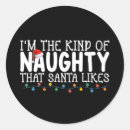 Search for naughty santa stickers Xmas