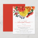 Search for orange rehearsal dinner invitations Colourful