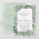 Search for succulent bachelorette party invitations Green