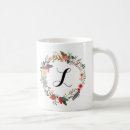 Search for flower wreath mugs Initial