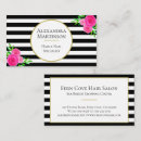 Recherche de noir blanc floral cartes visite Fleur