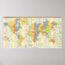 Search for time zones posters Map