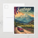 Search for santiago chile postcards Illustration