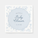 Recherche de style vintage serviettes Bleu et blanc