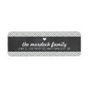 Search for grey chevron return address labels Trendy