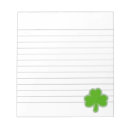 Recherche de trèfle blocsnotes Vert