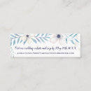 Recherche de rsvp de mariage cartes visite Élégant