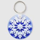 Search for blue snowflake keychains Winter