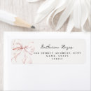 Search for pink bridal shower return address labels Modern