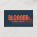 Recherche de orange et bleu cartes visite Typographie