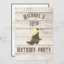 Recherche de boys cowboy anniversaire invitations Bottes de cowboy
