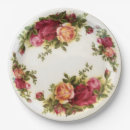 Search for antique china plates Flowers