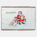 Search for santa claus throw blankets Snow