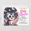 Recherche de cat baby shower invitations Aquarelle