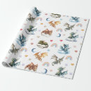 Recherche de dragons mignons papier cadeau Baby