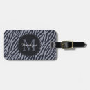 Recherche de zèbre bagages étiquettes Monogramme