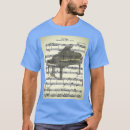 Search for sheet music tshirts Piano player
