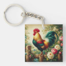 Search for vintage rooster keychains Farm