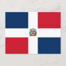 Recherche de drapeau dominicain cartes postales Drapeaux du monde