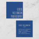 Search for cobalt blue business cards Unique