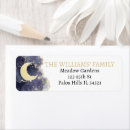 Search for baby star return address labels Gold