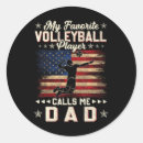 Search for volleyball player stickers Dad