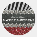 Recherche de zèbre rouge autocollants Anniversaire