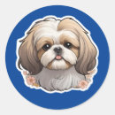 Search for shih tzu cartoon stickers Cute