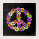 Search for peace sign puzzles Boho