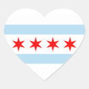 Search for heart shape flag stickers America