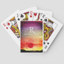 Search for sunset playing cards Chic