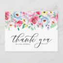 Search for bright floral thank you cards Script