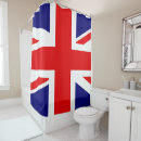 Search for union jack shower curtains Red