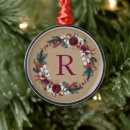 Search for burgundy ornaments Wreath