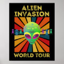 Search for alien invasion posters Retro