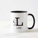 Search for monogram l mugs Peanuts