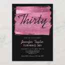 Search for gold brush stroke invitations Pink
