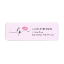 Search for violet return address labels Minimalist
