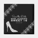 Search for sweet 16 save the date magnets Birthday party