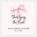 Search for elegant bridal shower stickers Coquette