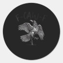 Search for retro bird stickers F caw f