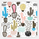 Search for modern cactus stickers Botanical