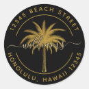 Recherche de palm tree autocollants Adresse de l'expéditeur