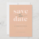 Search for peach save the dates Typography