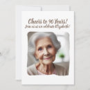 Search for grandma birthday invitations Cheers to 90 years