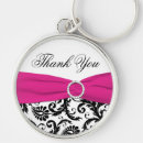 Search for pink damask keychains White
