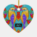 Search for stained glass birds ornaments Parrots